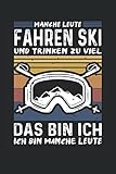ski zubehör kinder  Ski Notizbuch (liniert) Wintersport Skien Vintage Retro