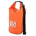 ZJchao Travel Backpack, PVC with Shoulder Strap Beach Bag Dry Bag Backpack for Swimming Raftin (Orange)