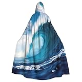 Matériau : fabriquée à partir de fibres de polyester fines, cette cape à capuche Big Ocean Wave HD Print est conçue pour le confort et la durabilité, offrant un tissu non irritant à porter toute la nuit.