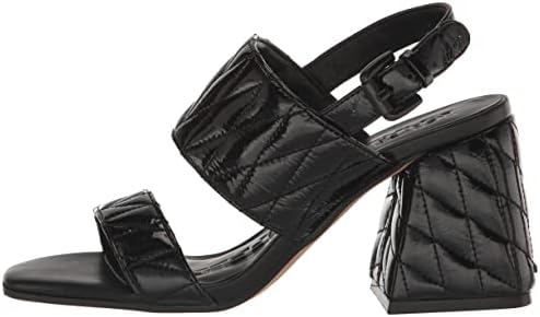 Karl Lagerfeld Paris Women's Everyday Casual Comfortable Dress Sandal Heeled, Black, 7 | Image 7