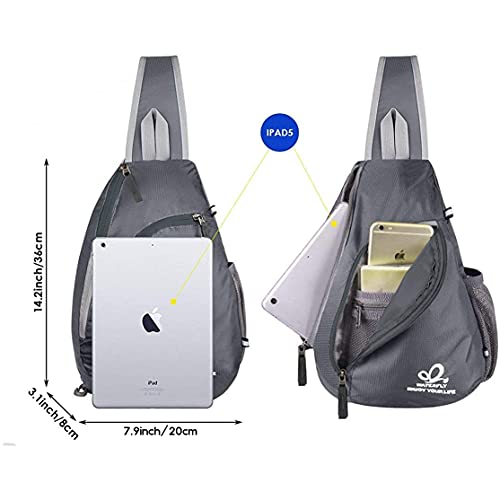 image for Waterfly Sling Backpack Crossbody Bag: 7L Medium Lightweight Shoulder 