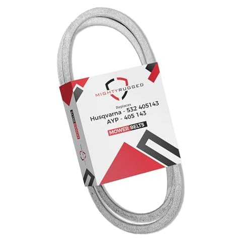 532405143, 405143 Belt Replacement for Craftsman 46 Inch Mower Deck Belt - Belt Length 105 3/4" - Heavy-Duty, Durable, Aramid Cord Deck Belt for Husqvarna YTH22V46, YTH21K46 Deck Belt Cover
