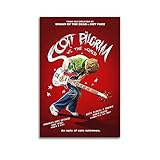 Scott Pilgrim Poster Wall Art Canvas Posters Printed Decoration Living Room Bedroom Club 16x24inch(40x60cm) Unframe-style