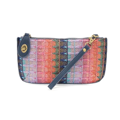 Joy Susan Women's Fashion Purse Straw Mini Crossbody Wristlet Clutch - Deep Multicolor