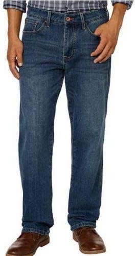 Weatherproof Vintage 1948 Fleece-Lined Jeans Classic Straight Leg (40W x 32L, Medium Blue)