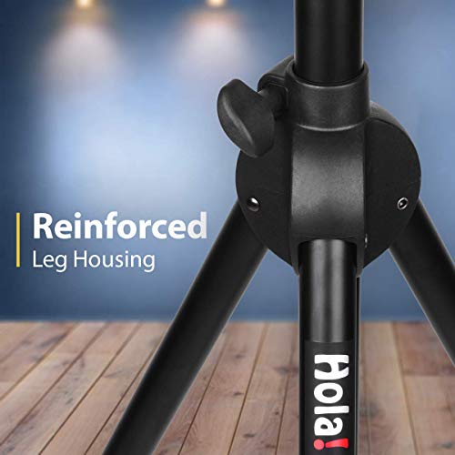 Pair Of Pa Speaker Stands By Hola! Music, Professional Heavy-Duty Tripod Structure, 4-6Ft Adjustable Height, Model Hps-500Pa #TOP4