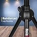 Pair of PA Speaker Stands by Hola! Music, Professional Heavy-Duty Tripod Structure, 4-6ft Adjustable Height, Support 120 lbs Model HPS-500PA