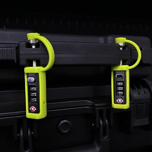 Image of LAFENLIN TSA Approved Firearm Travel Case Locks, Gun Case Hard Pistol Cases Lock Gun Carrying Case Lock, Cut-Proof Case TSA Padlocks for Rifles /Revolver /Handgun /Camera Hard Cases