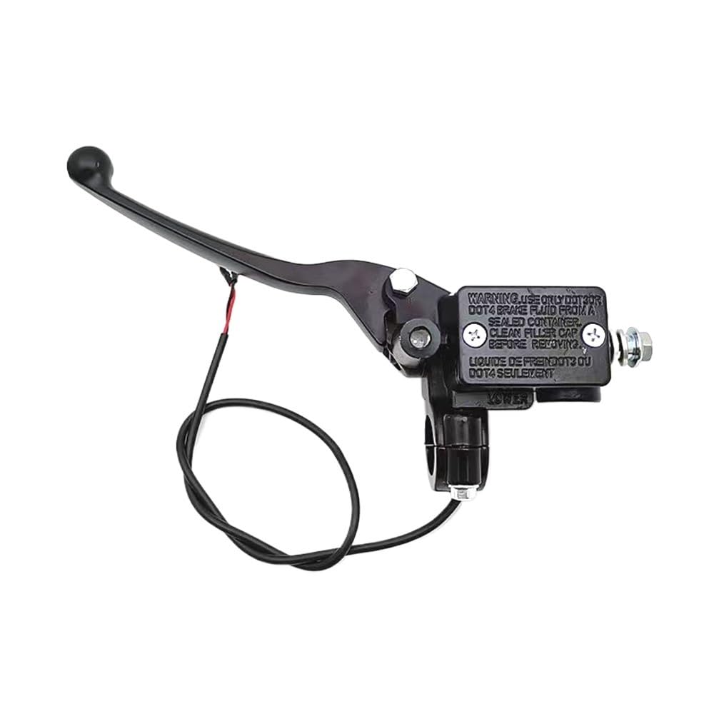 LUOKEKE Brake Clutch Levers Motorcycle Brake Pump Front Rear Disc Master Cylinder Hydraulic Lever(Left Brake Pump)