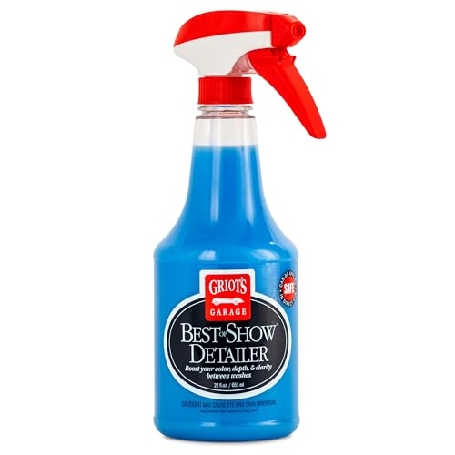 Griot's Garage Best of Show Detailer for Car Detailing, Wipes Away Dust, Fingerprints, and Light