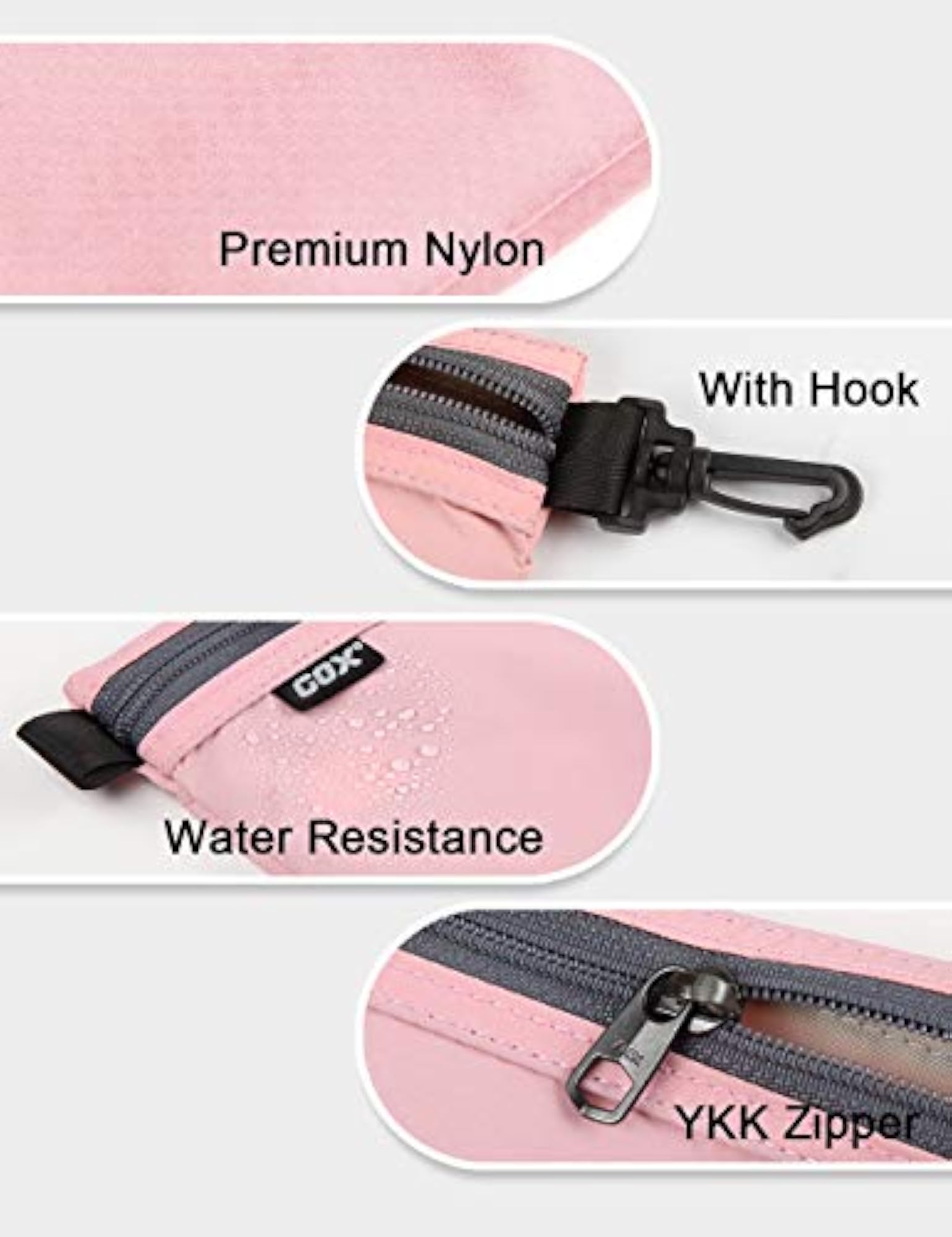 Ultra Light Carry On Zipper Pouch Toiletry Bag