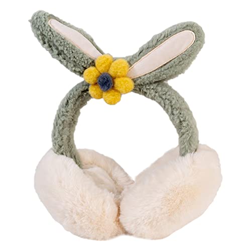 Winter Earmuffs For Women Foldable Ear Earmuffs Cute Ears Cover Outdoor Ears Warmer Arm Workout For Women Flabby (G, One Size) #TOP6