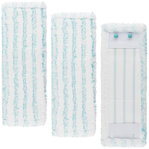 GreeSuit Lot de 3 Housses de Rechange Compatibles avec Leifheit Professionnel XL Micro Duo, Housses en Microfibre efficaces pour Tous Les sols, avec Une Forte Absorption d'eau et Une décontamination
