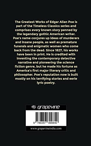 Greatest Works Of Edgar Allan Poe (Deluxe Hardbound Edition) #TOP1