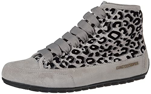 Chaussures de gymnastique Candice Cooper Femme Plus Bord 2 baskets basses en cuir lacet