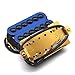 High Output Invader style Guitar Humbucker Pickups Ceramic Magnet Neck and Bridge Pickups For Electric Guitar Parts (Blue)
