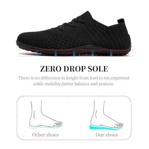 Women's Barefoot Shoes Walking Shoe Zero Drop Sole Soft Yoga Work Lightweight Home Non Slip Sneakers Barefoot for Women4