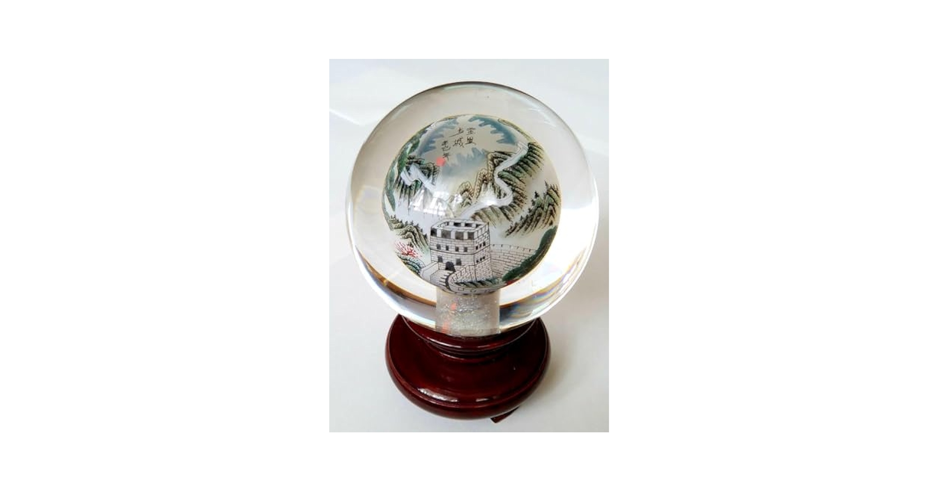 【中古品】内画水晶玉 ガラス玉 鶴 imgrc0081768603.jpg