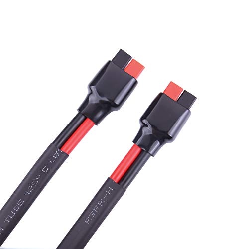 iGreely 6ft/1.8m Extension Cable 10AWG Battery Charger Adapter 45A Connector for GZ Yeti /G500 Solar Generator Power Inverter and for Renogy,Boulder 200 Solar Panels