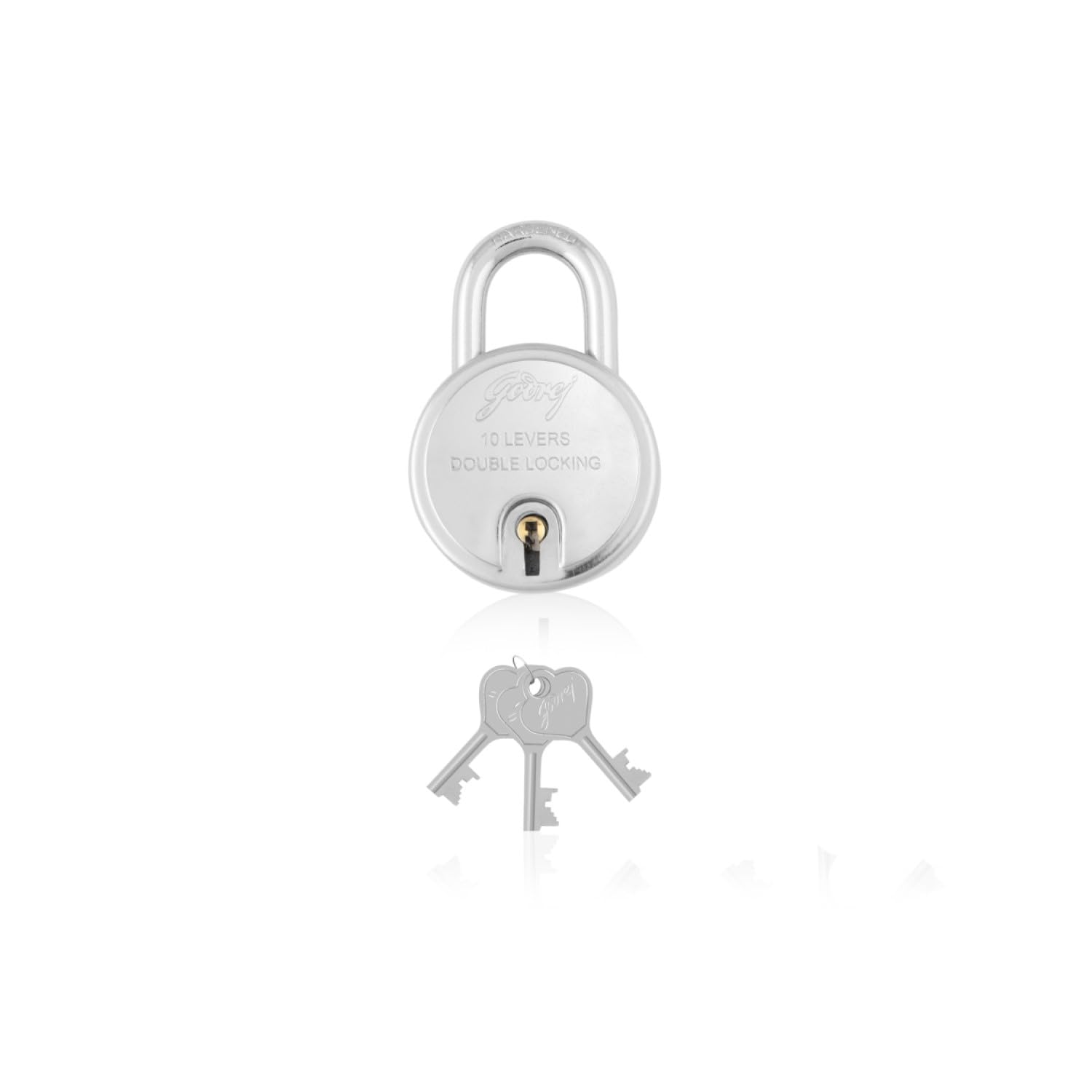 Godrej Round 10 levers (75mm) Padlock 8150 Steel Finish with 3 Keys (B07FYMQ7HW) Amazon Price History, Amazon Price Tracker