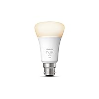Philips Hue Lampadina LED Smart Smart Bianca [attacco a baionetta B22] – 1100 lumen