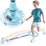 Bola de Salto de Tobillo Azul Claro Recargable para Niños de 6-11 Años