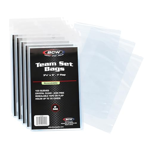 Sacs refermables pour équipes BCW pour regrouper et transporter les paquets de cartes