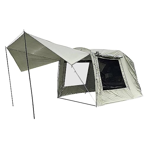 Tiendas de campaña para Coche para Camping SUV, Tienda de campaña Oxford con Puerta Trasera, Tienda de campaña Plegable para Camping, Tienda de campaña de extensión Trasera de Coche a Prueba de Rayos