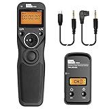 PIXEL Wireless Shutter Remote Control Compatible for Sony Alpha a7 a7II III R RII RIII A7IV a7RIV a7S RX100 II III IV a300 a6000 a6500 a6400 a6300 a77II a100 a300 a450 a580 a850 a55 a58 a65 a77 a99