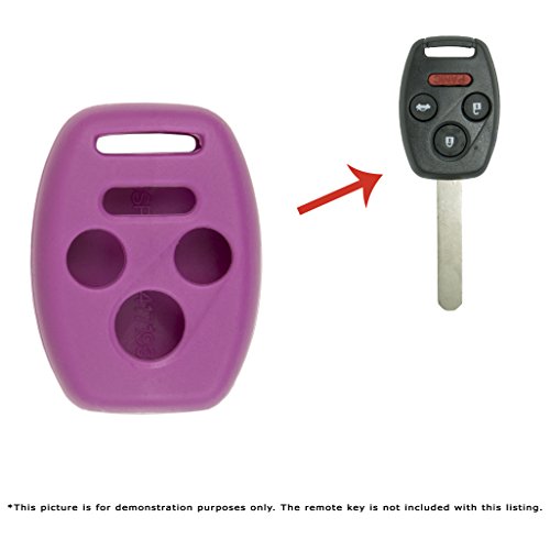 Keyless2Go Replacement For New Silicone Cover Protective Case For 4 Button Remote Keys Kr55Wk49308 Mlbhlik-1T Oucg8D-380H-A (1 Pack) - Purple #TOP4