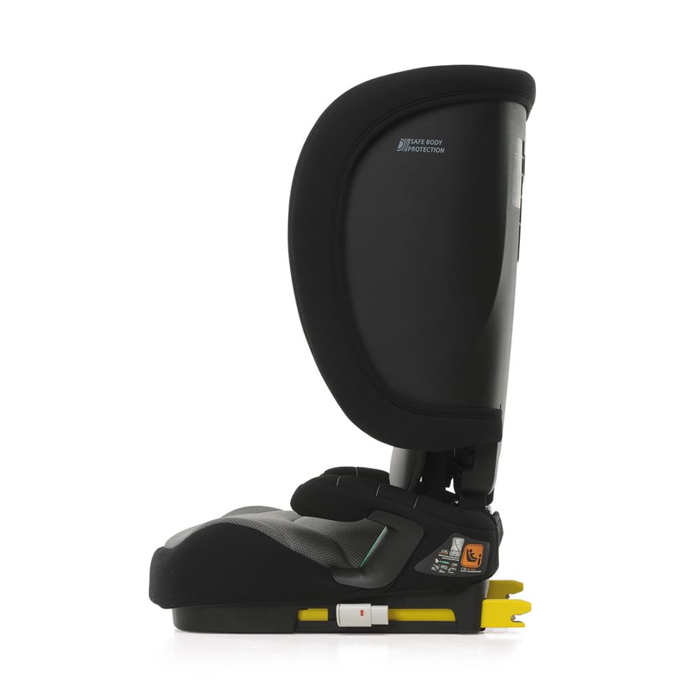 Foppapedretti Course I-Size, seggiolino auto per bambini da 100 a 150 cm di altezza, da 3 a 12 anni, conforme ECE R129, Black