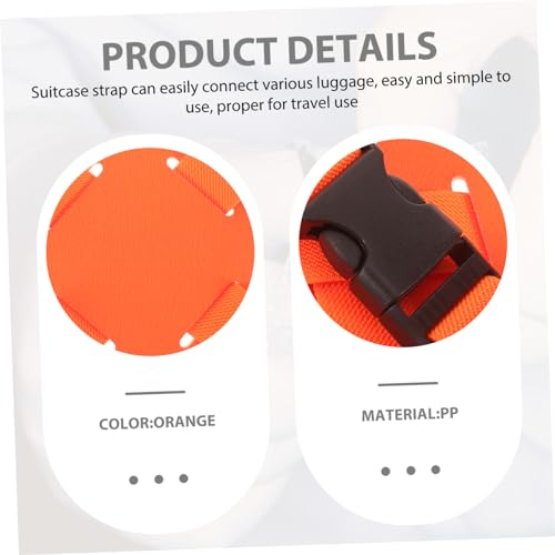 VALICLUD Alças De Bagagem Cinto De Ligação De Bagagem Sacola Adicionando Saco Alça De Mala Alças De