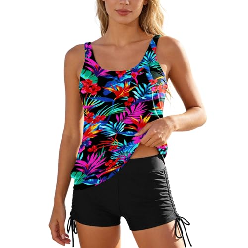 Tankini 2 pièces 2026 avec haut tendance et culotte de bain assortie