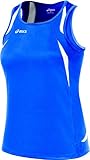 ASICS Women's Interval Singlet, Royal/White, Medium