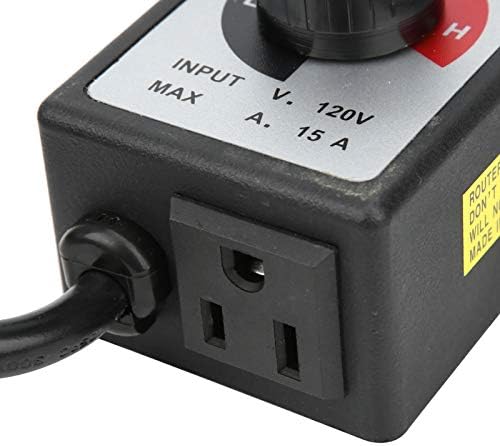 1500W Fan Speed Controller Variable Vent Speed Adjuster 120V 15A US Plug with 6.6ft Cord for Duct Inline Fan Vent Blower fan speed controller 120v voltage regulator variable speed controller