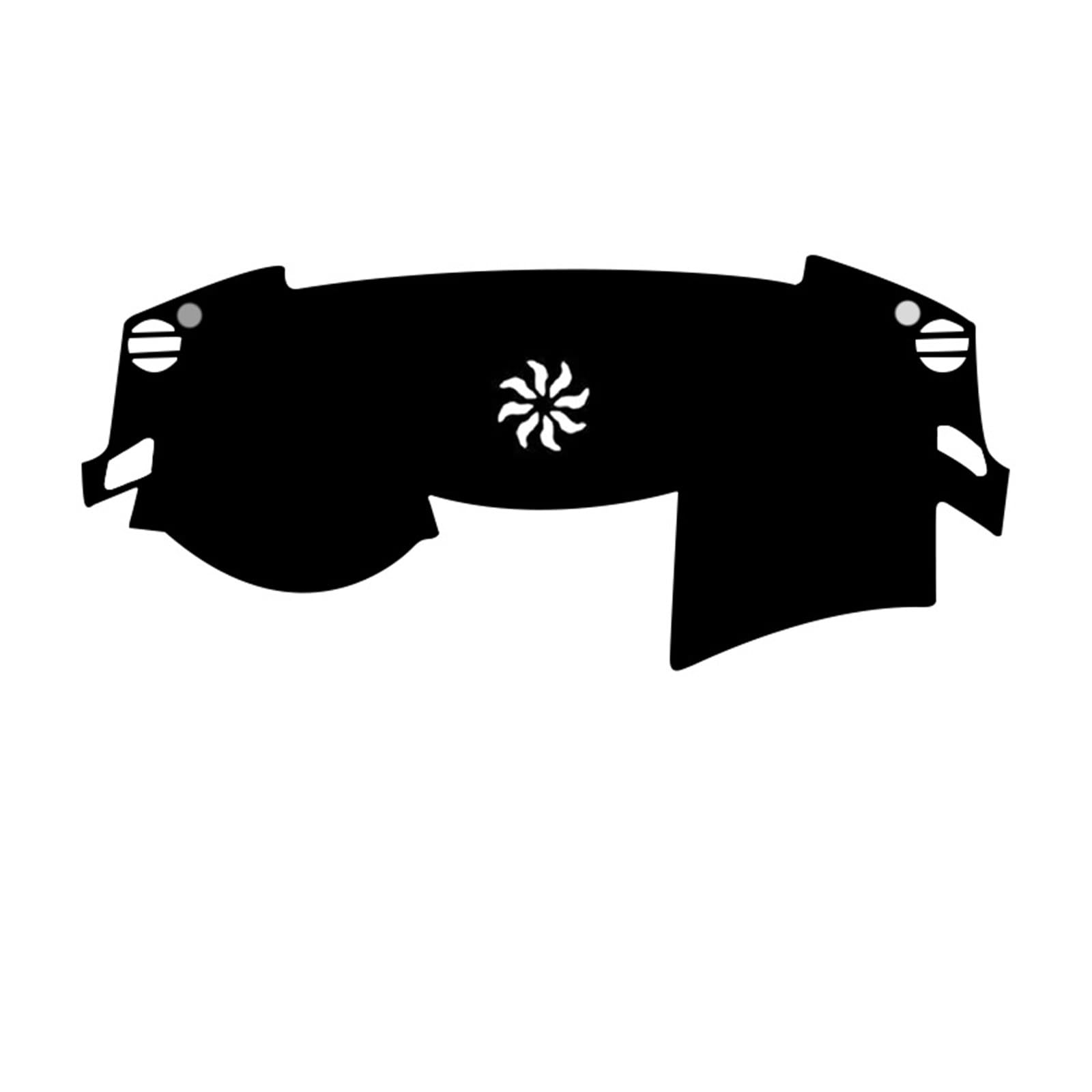 Suede Car Inner Dashboard Cover Mat Instrument Pan Sunshade Pad for Nissan‌ Altima‌ for Teana‌ 2013-2018 Car Interior Accessories Shade(Black Red,Full Coverage)