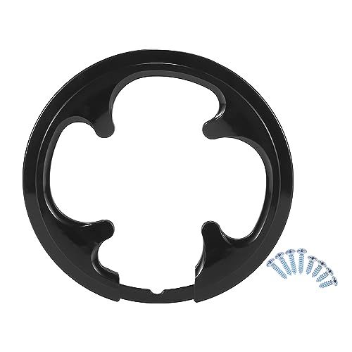 X AUTOHAUX 42 44 Zähne 7,4 cm 10,1 cm Fahrrad Kurbelgarnitur Kettenradabdeckung Schutz Kettenrad Schutzhülle Schwarz