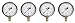 Kodiak Controls KC25-5# Low Pressure Gauge 5 PSI (4)
