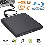 [page_title]-Externes Blu-Ray-Laufwerk Biscon USB 3.0 externer DVD Blu-Ray-Brenner für Mac / PC / MacBook Pro AirWindows 10/7/8