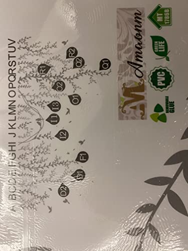 Amaonm Removable Hanging Vines Wall Stickers Diy Green Leaves Plant Grass Wall Decals Peel And Stick Flower Vine Decor For Kids Baby Girls Nursery Bedroom Living Room Offices Classroom (Black) #TOP6