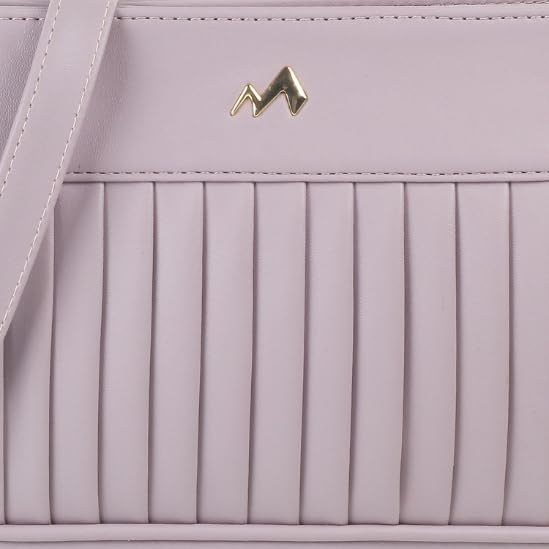 Image of Metro Faux Leather Premium Zipper Casual Sling Bag For Women