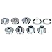 PORTER-CABLE Router Template Guide, 9-Piece (42000)
