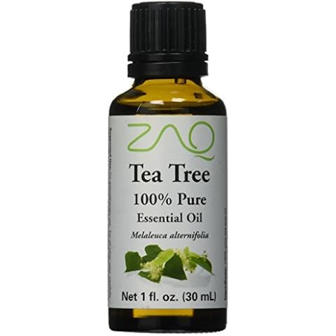 ZAQ 100-Percent Pure Aromatherapy Essential Oil, Eucalyptus, Lavender, Peppermint, Tea Tree (Pack of 4), 1 oz. Cover