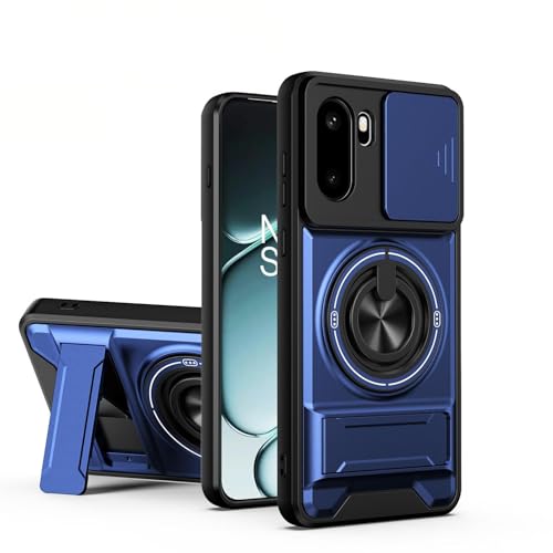 �Ή��@�� OnePlus 15R / Ace 6 / Ace 6T �g�уP�[�X,�f���A���X�^���h�A�����Y�ی�X���C�h�J�o�[�A�}�O�l�b�g���ی�P�[�X Blue