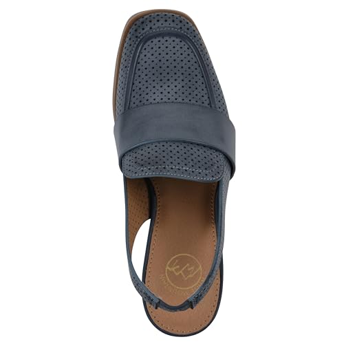 Image of WHITE MOUNTAIN Women's Vocality Loafer Style Block Heel
