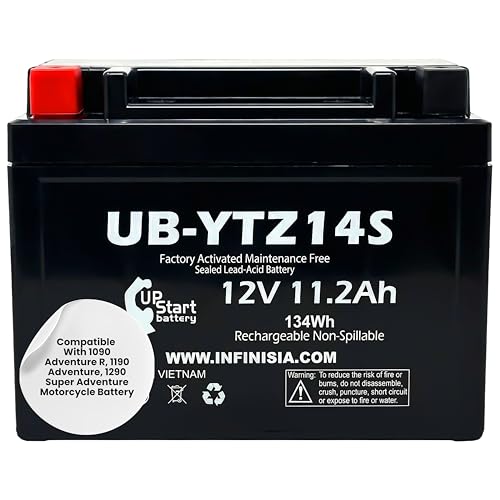YTZ14S 12V 11.2Ah for KTM 1190 Adventure Battery 2013-2016