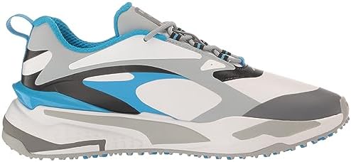PUMA GOLF Men's Gs-Fast Golf Shoe, Puma White/Quarry/Ocean Dive, 11 | Image 5