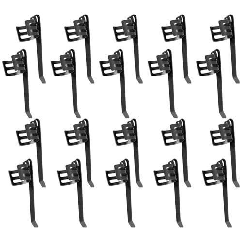 20 Pack Recyclable Metal Light Clamps Modifiable Suitable For Multiple Brand Torches And Work Radiances Modifiable Light Clip