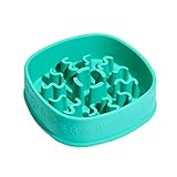 YOMP FunFeeder Slow Feeder Dog Bowl - Slow Feeding Puzzle Bowl Designed for Safe Pet Play, Made from