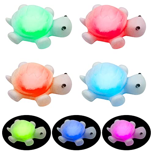 AFUNTA 4 luces nocturnas LED Tortuga para niños miniatura 3